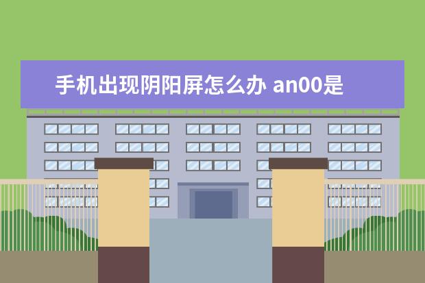 手机出现阴阳屏怎么办 an00是什么型号的手机有那些安全设置]