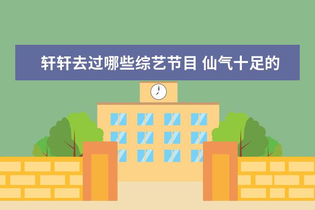 轩轩去过哪些综艺节目 仙气十足的英文名可爱,仙气英文昵称可爱