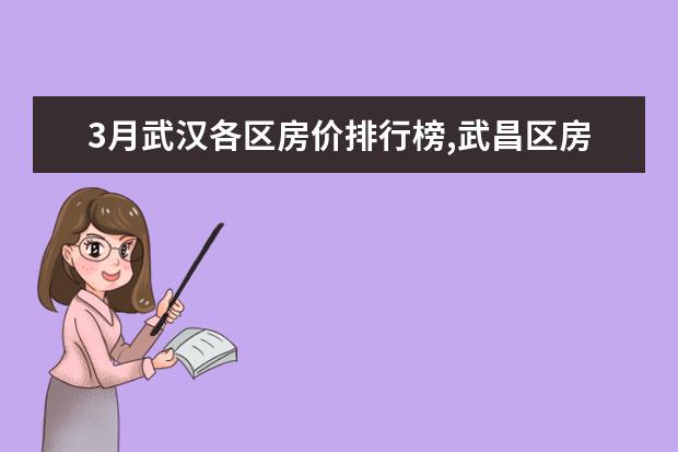 3月武汉各区房价排行榜,武昌区房价接近2万/㎡ 好吃的羊奶片有哪些