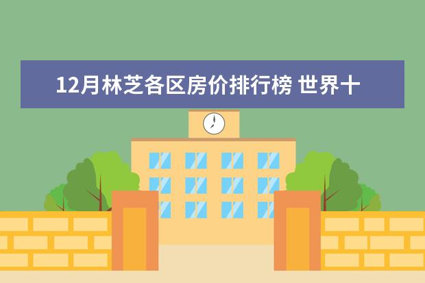 12月林芝各区房价排行榜 世界十大顶级巧克力排行榜，你吃过哪几种呢