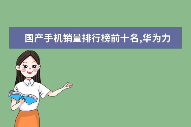 国产手机销量排行榜前十名,华为力压小米,乐视垫底 内性价比高的手机