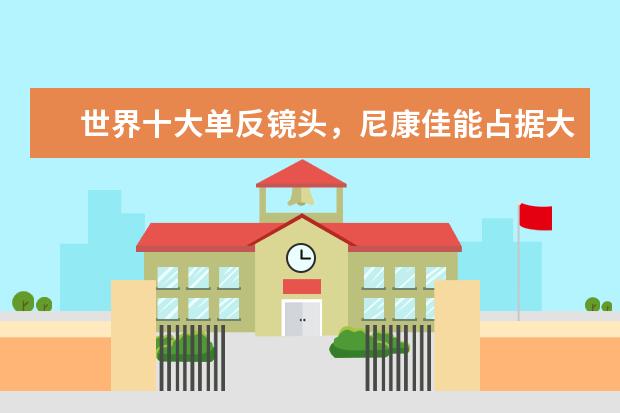 世界十大单反镜头，尼康佳能占据大半，你更喜欢哪款 尼康D5300日本游试用样张