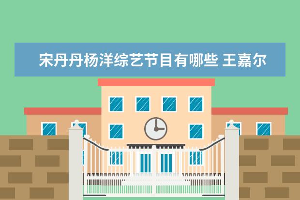 宋丹丹杨洋综艺节目有哪些 王嘉尔为那英打call,还有哪些明星公开为那英拉票? -...