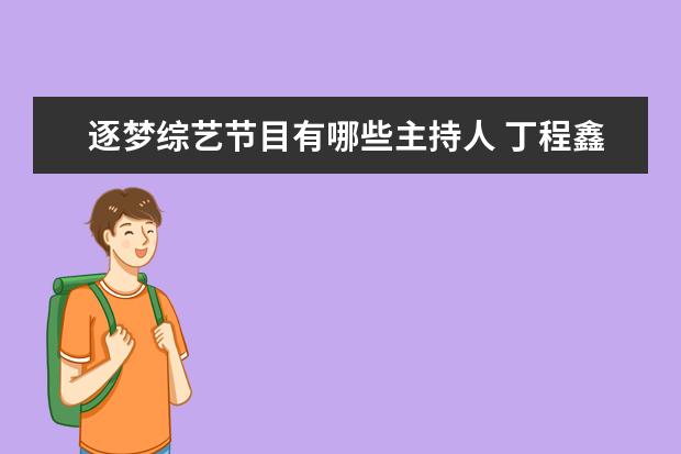 逐梦综艺节目有哪些主持人 丁程鑫作为TF二代团的队长,他付出了哪些努力? - 百...