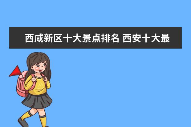 西咸新区十大景点排名 西安十大最好玩的地方,西安旅游必去景点推荐 - 百度...