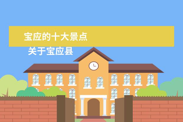 宝应的十大景点 
  关于宝应县国际学校的作文