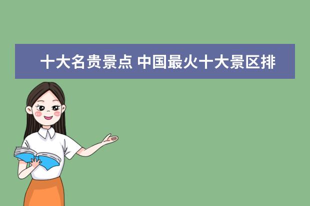 十大名贵景点 中国最火十大景区排名是怎样的?哪个是榜首? - 百度...
