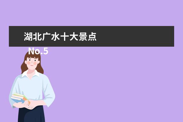 湖北广水十大景点 
  No.5 随州文化公园