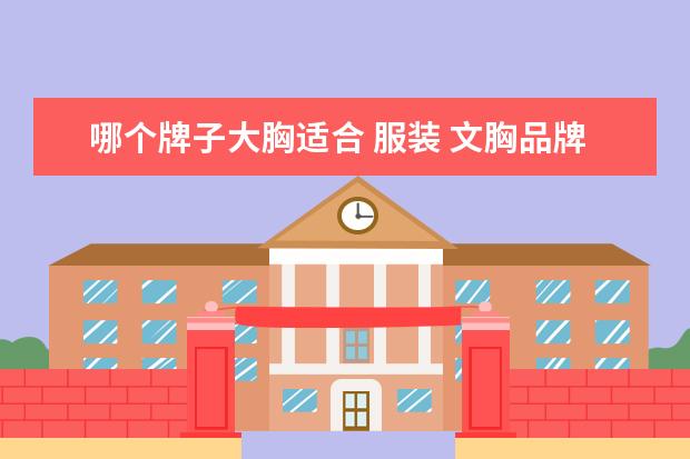 哪个牌子大胸适合 服装 文胸品牌有哪些 啊