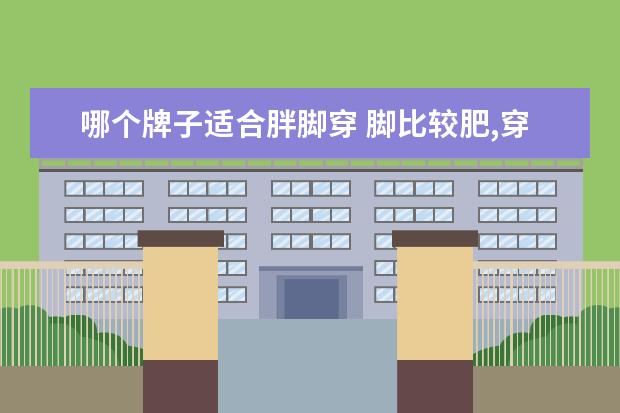 哪个牌子适合胖脚穿 脚比较肥,穿什么鞋好看?