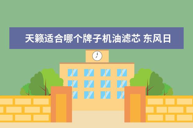 天籁适合哪个牌子机油滤芯 东风日产天籁的机油隔跟丰田雷凌的机油滤芯是不是通...
