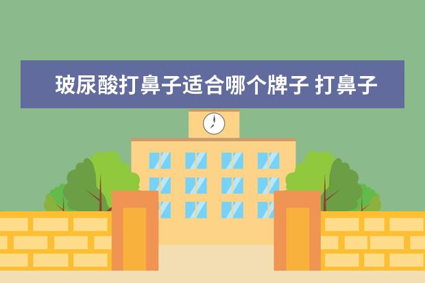 玻尿酸打鼻子适合哪个牌子 打鼻子用什么玻尿酸好