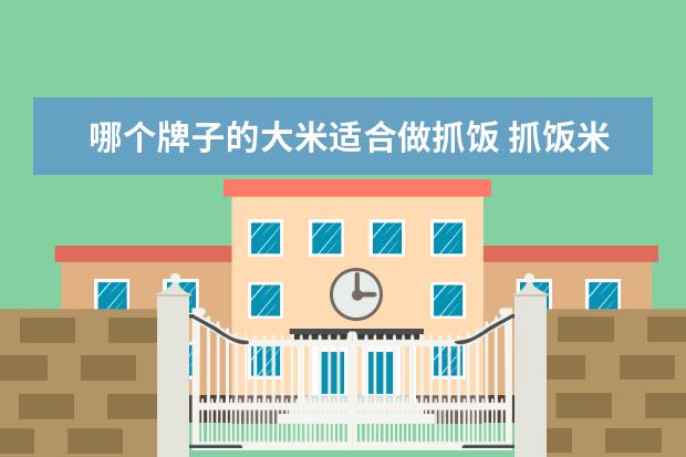 哪个牌子的大米适合做抓饭 抓饭米红色袋和蓝色袋的区别