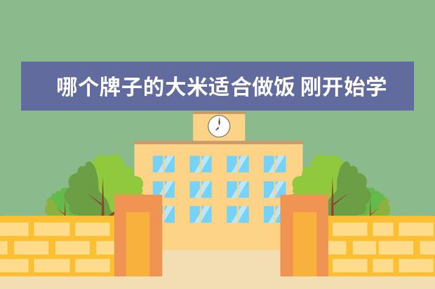 哪个牌子的大米适合做饭 刚开始学做饭,求推荐一款好吃的大米。