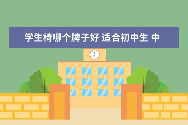 学生椅哪个牌子好 适合初中生 中学生椅子的标准尺寸