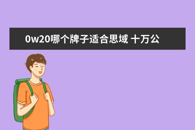 0w20哪个牌子适合思域 十万公里本田思域机油型号是用0W20还是0W30? - 百度...