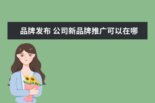品牌发布 公司新品牌推广可以在哪些网站上发布