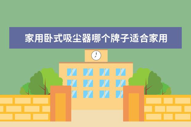 家用卧式吸尘器哪个牌子适合家用 家用吸尘器什么牌子好?求推荐