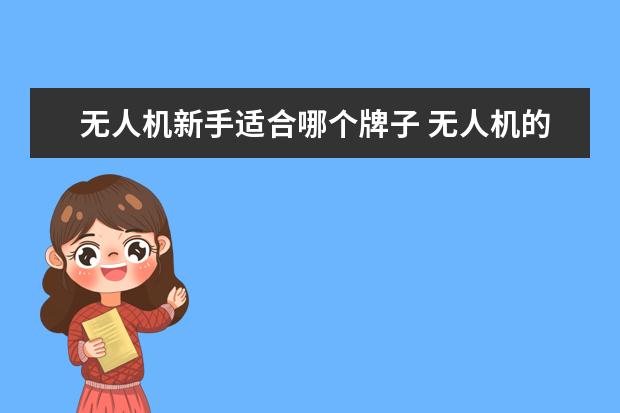 无人机新手适合哪个牌子 无人机的话,选择哪个牌子好一点?