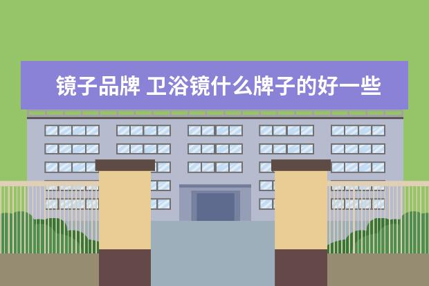 镜子品牌 卫浴镜什么牌子的好一些