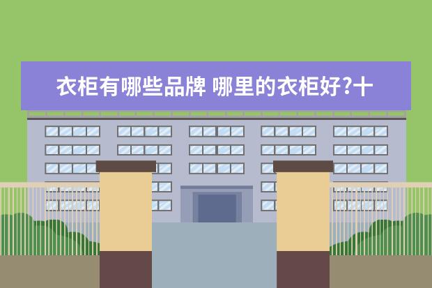 衣柜有哪些品牌 哪里的衣柜好?十大品牌都有哪些?