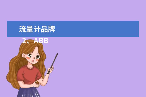 流量计品牌 
  2、ABB