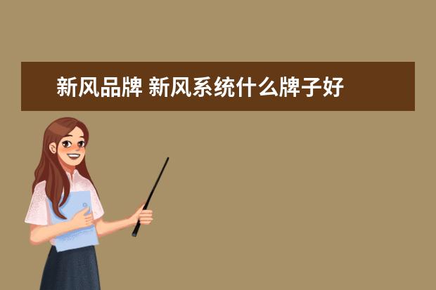 新风品牌 新风系统什么牌子好