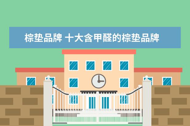 棕垫品牌 十大含甲醛的棕垫品牌