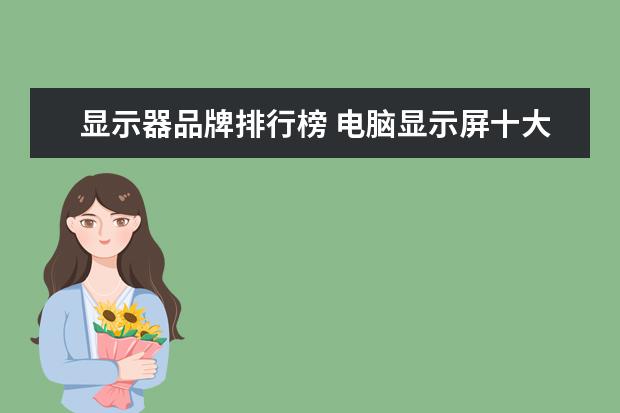 显示器品牌排行榜 电脑显示屏十大排名
