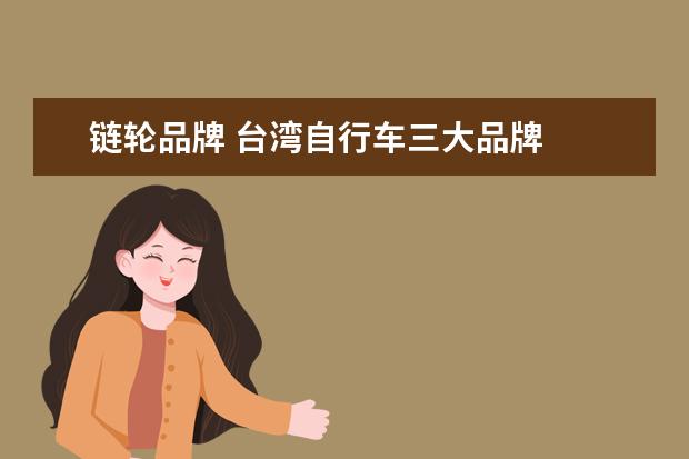 链轮品牌 台湾自行车三大品牌