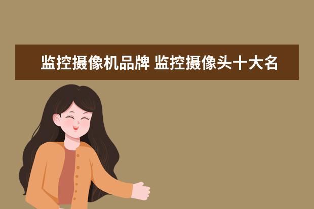 监控摄像机品牌 监控摄像头十大名牌