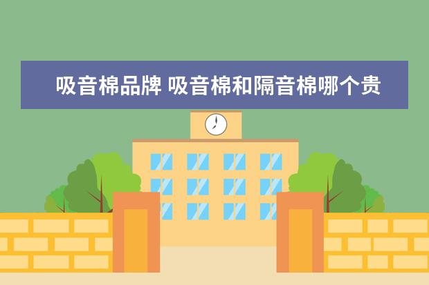 吸音棉品牌 吸音棉和隔音棉哪个贵?有什么区别?