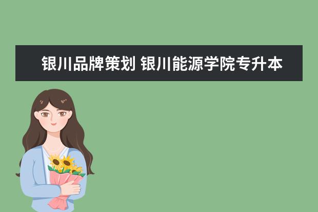 银川品牌策划 银川能源学院专升本视觉传达设计专业介绍?