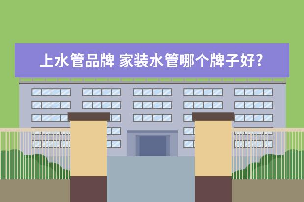 上水管品牌 家装水管哪个牌子好?十大品牌推荐