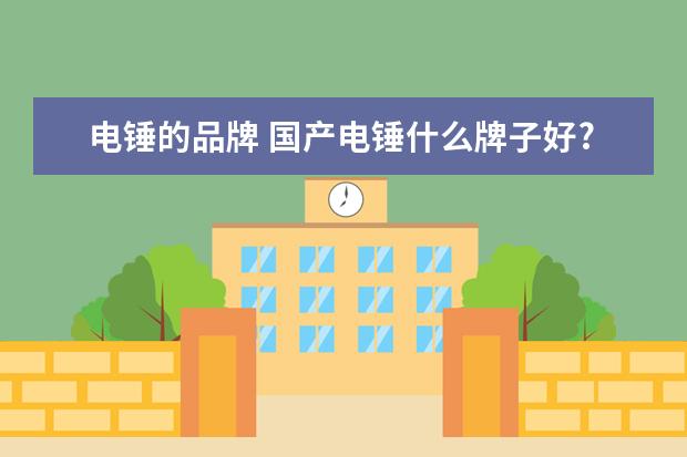 电锤的品牌 国产电锤什么牌子好???
