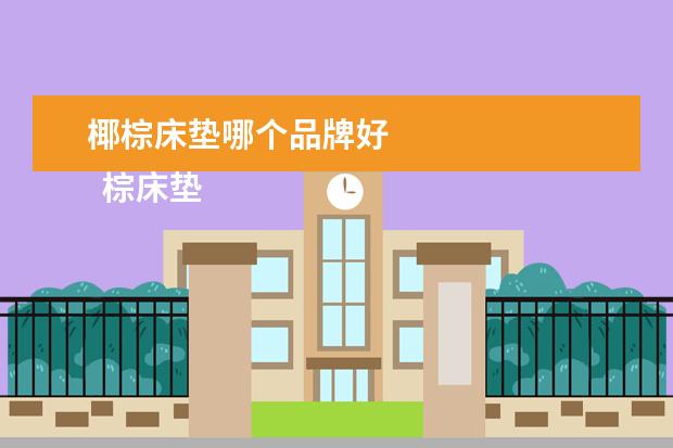 椰棕床垫哪个品牌好 
  棕床垫哪个品牌好2
