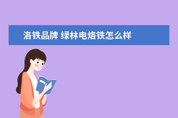 洛铁品牌 绿林电烙铁怎么样