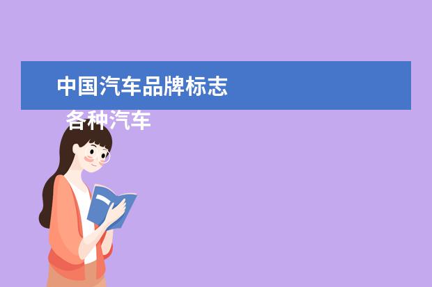 中国汽车品牌标志 
  各种汽车品牌标志大全2