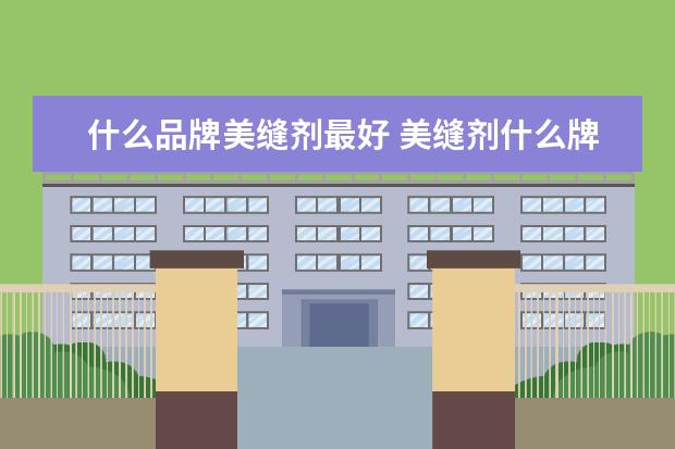 什么品牌美缝剂最好 美缝剂什么牌子好