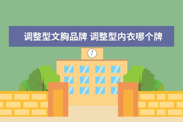 调整型文胸品牌 调整型内衣哪个牌子好