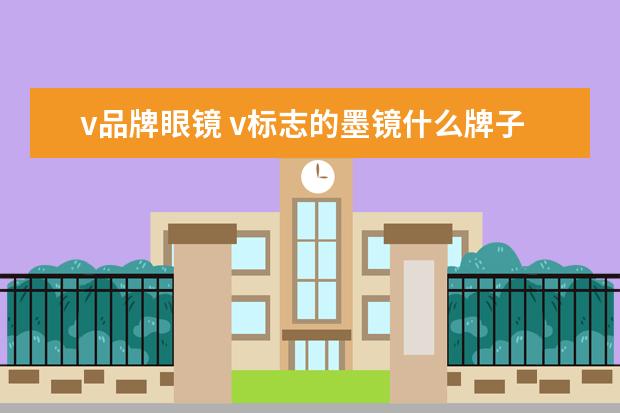 v品牌眼镜 v标志的墨镜什么牌子