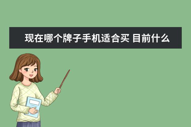 现在哪个牌子手机适合买 目前什么牌子的手机最好用?