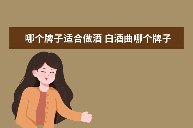 哪个牌子适合做酒 白酒曲哪个牌子好