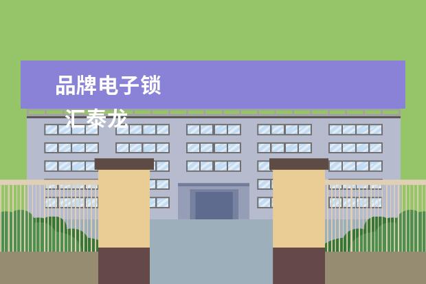 品牌电子锁 
  汇泰龙