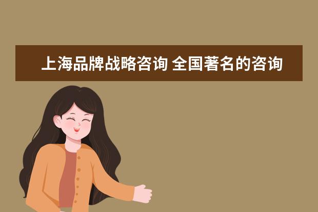 上海品牌战略咨询 全国著名的咨询公司有哪些?