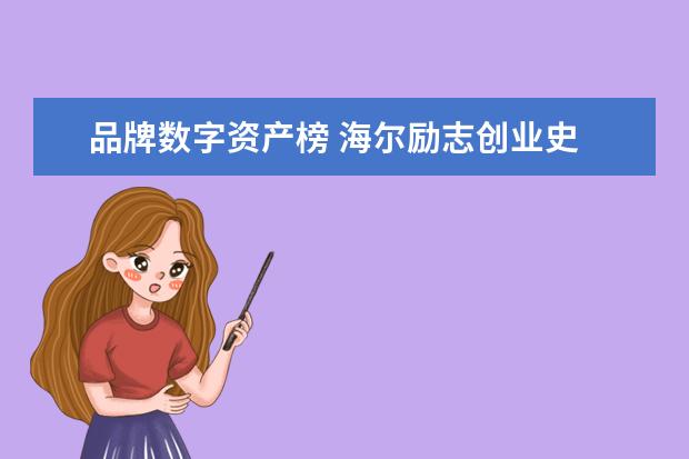 品牌数字资产榜 海尔励志创业史