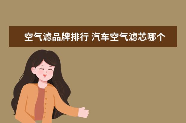 空气滤品牌排行 汽车空气滤芯哪个品牌质量好