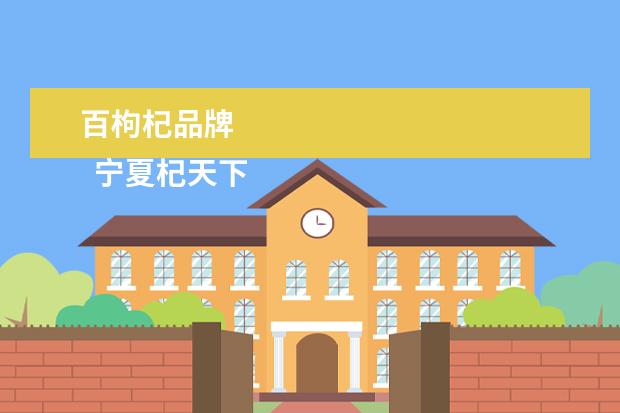 百枸杞品牌 
  宁夏杞天下