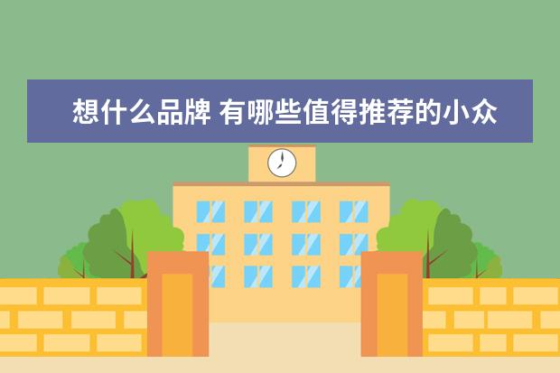 想什么品牌 有哪些值得推荐的小众品牌的衣服?