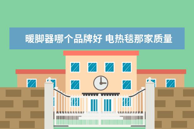暖脚器哪个品牌好 电热毯那家质量最好?